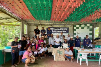 Em ação itinerante, Idam leva assistência técnica a mais de 100 famílias rurais de Manacapuru