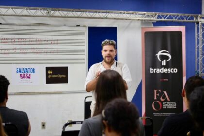 Projeto ‘Ópera nas Escolas’ leva oficinas interativas de canto lírico a estudantes da rede pública de Manaus