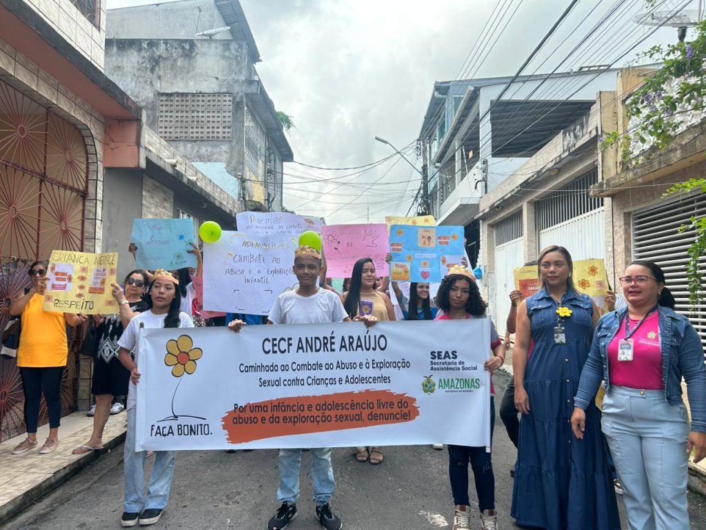 Centro de Convivência André Araújo reforça campanha de combate à exploração sexual de crianças e adolescentes