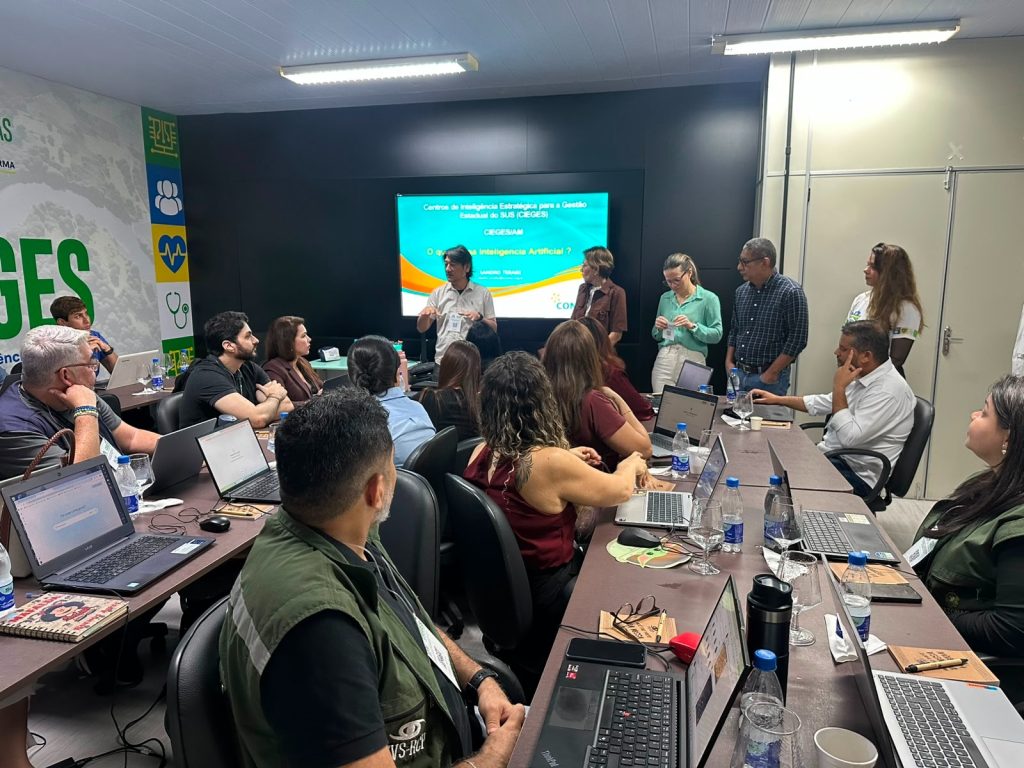 Gestores da saúde do Amazonas recebem treinamento pioneiro em Inteligência Artificial