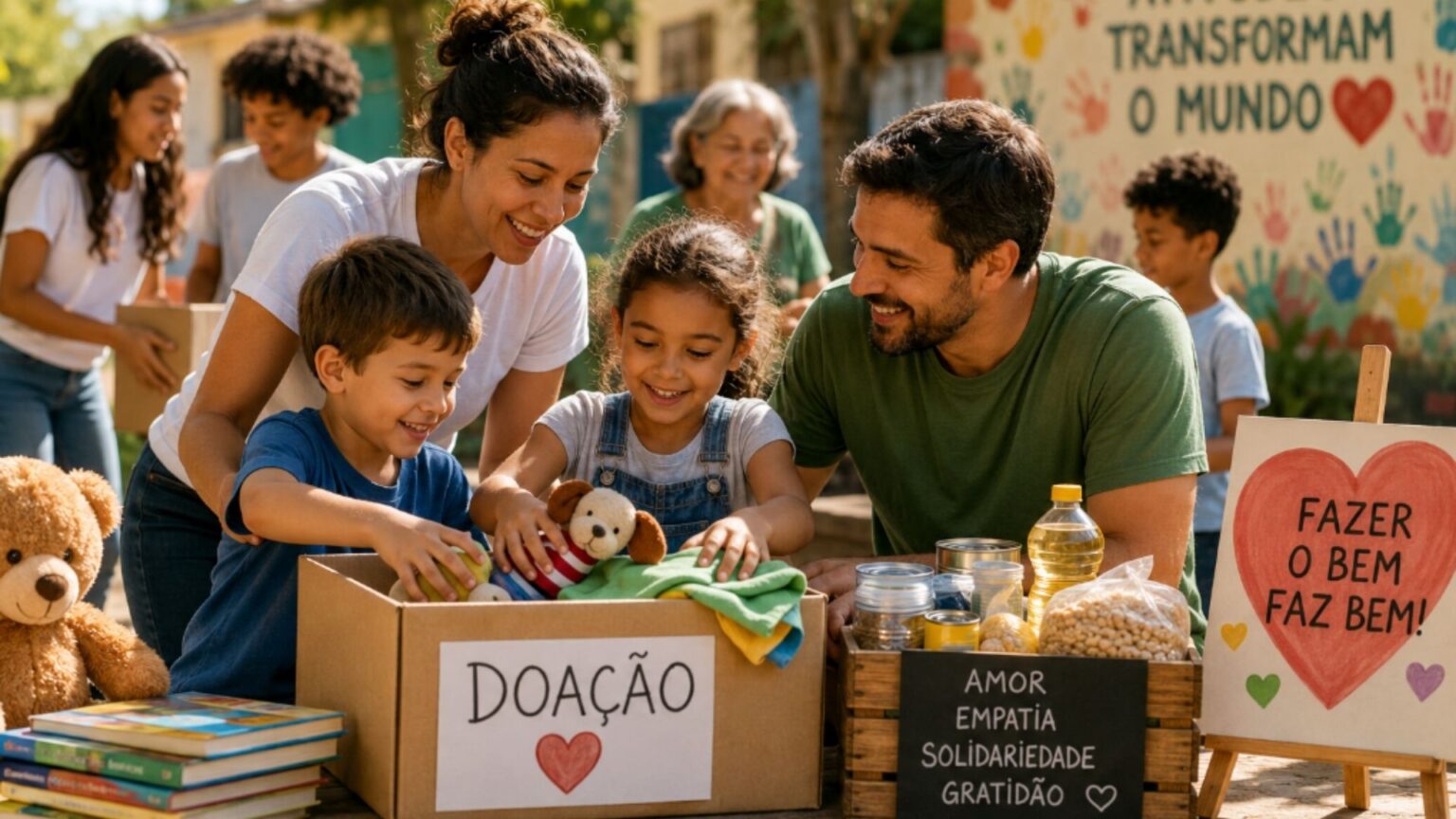A Alegria de Servir: Ensinando as Crianças a Fazer o Bem