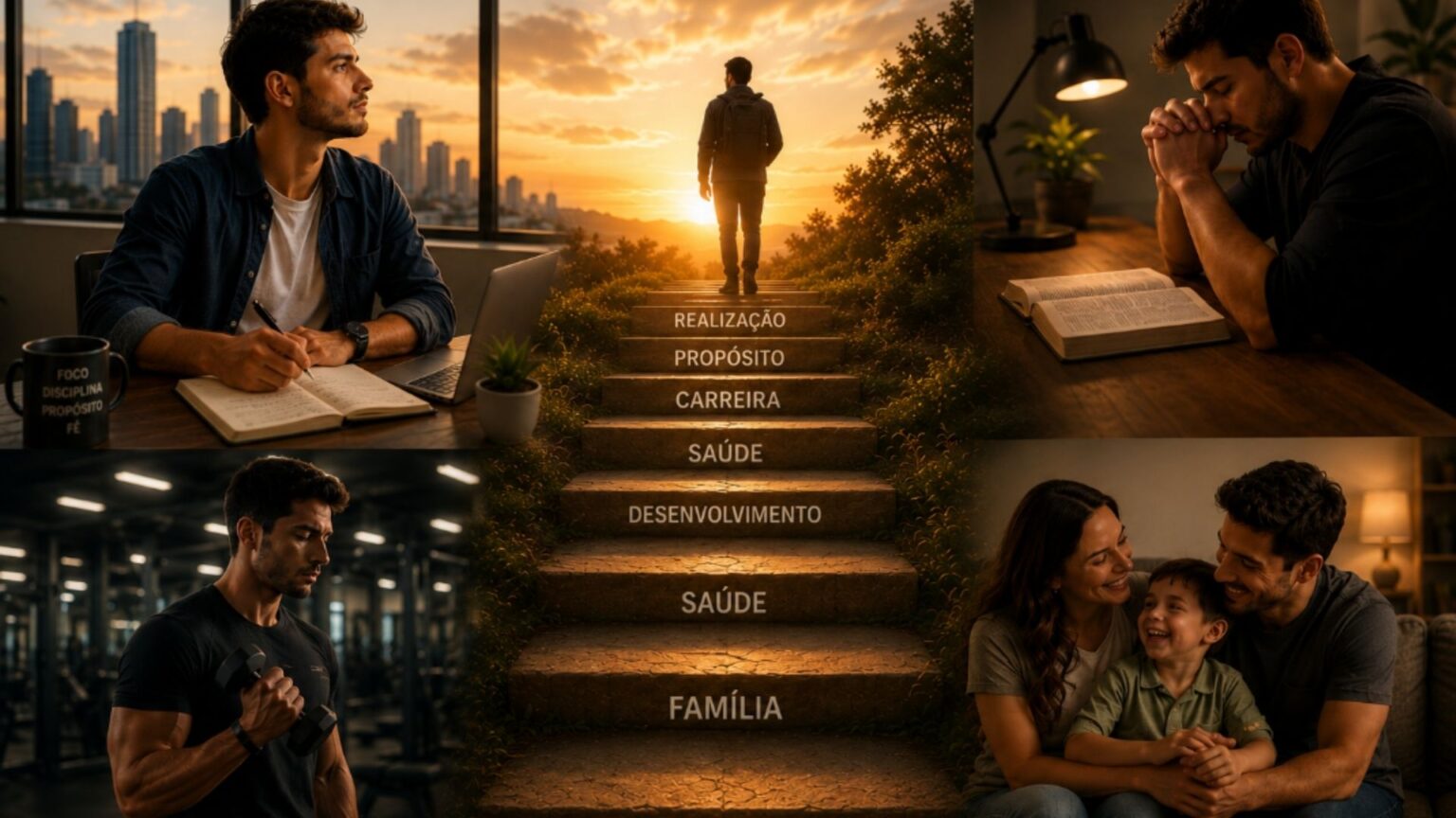 Degraus Para o Amanhã: Como Construir uma Vida com Propósito em Todas as Áreas